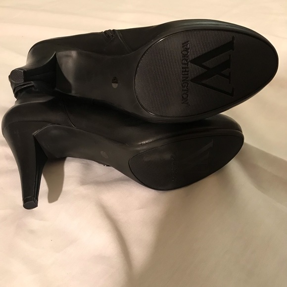 WORTHINGTON Hidden Platform Ankle Boots  Sz 10M - Picture 6 of 8